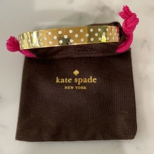 kate Spade gold bangle bracelet